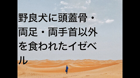 野良犬に頭蓋骨・両足・両手首以外を食われたイゼベル