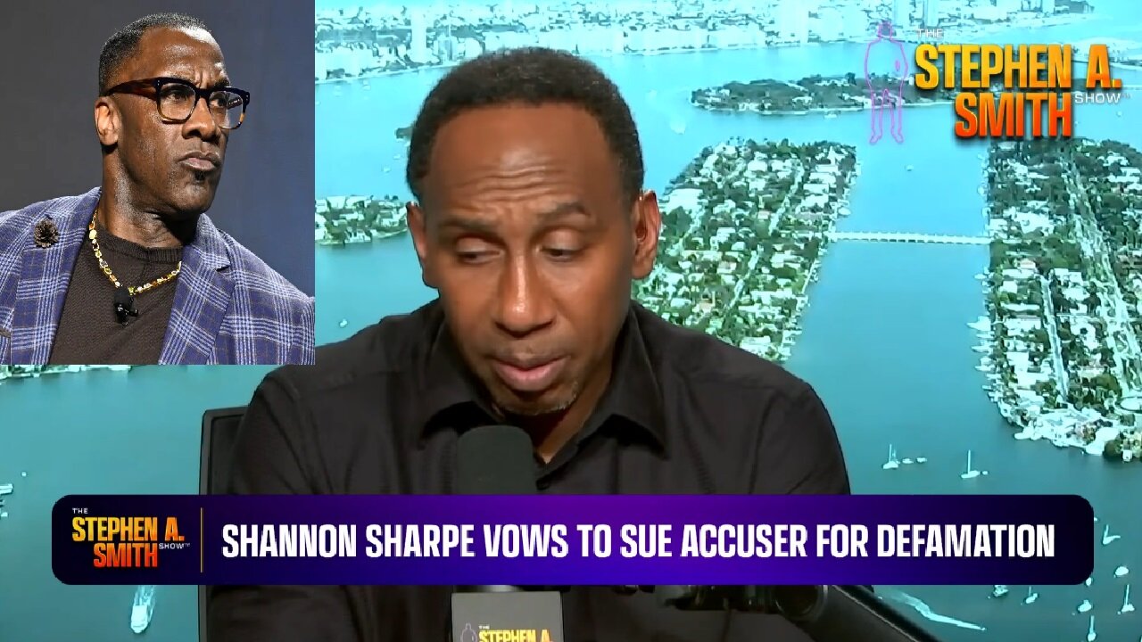 Stephen A Smith Speaks On Shannon Sharpe Getting Sued By Girl, 19, For 50 Million Dollars!