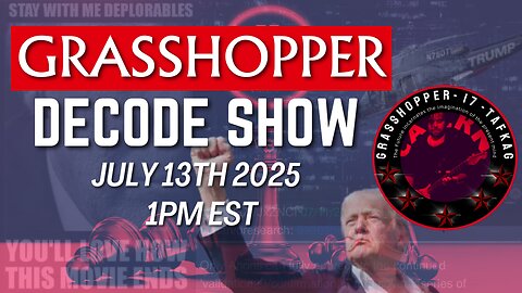 Grasshopper Live Decode Show - Episode 1727