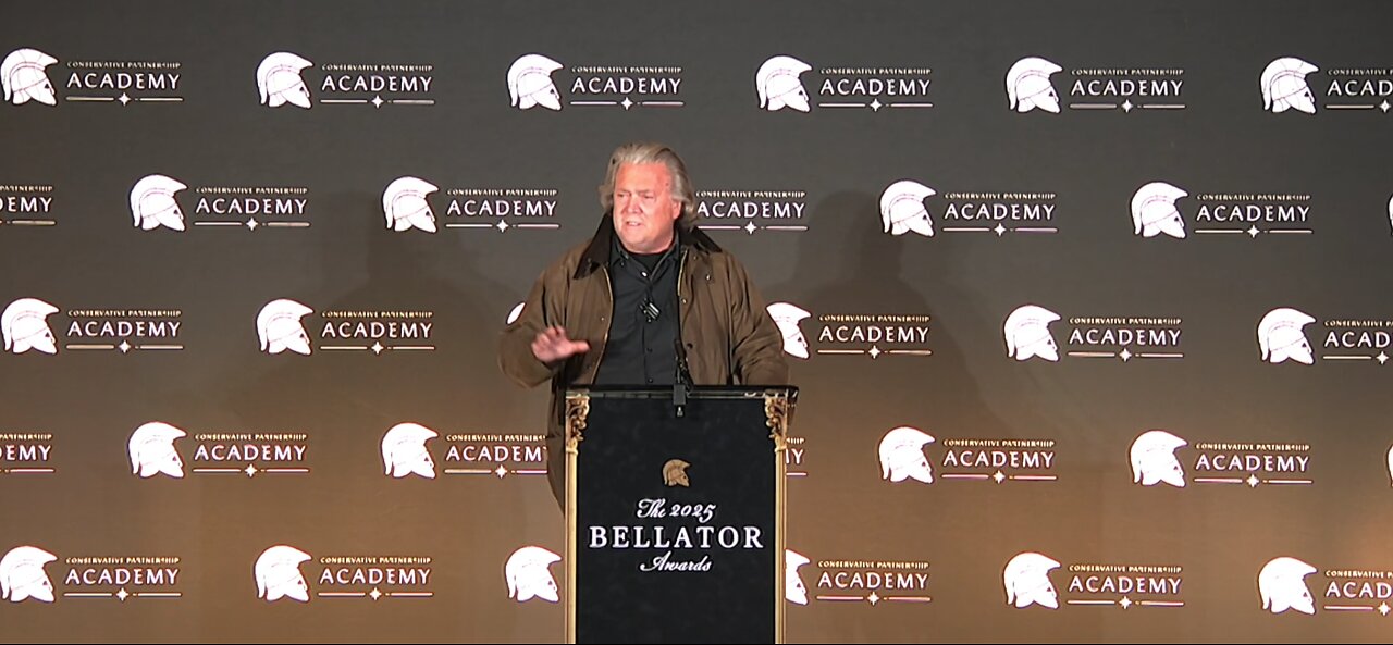 Steve Bannon Speaks at CPI's Bellator Awards (Nov 5, 2025)