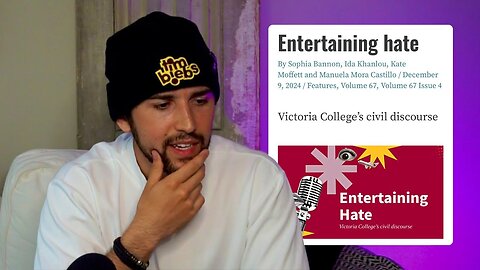 UofT Newspaper Wrote a Hit Piece on Me