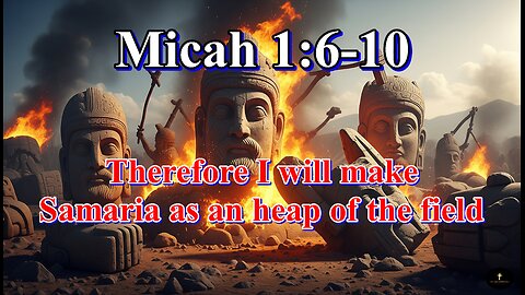 Micah 1:6-10, And all the graven images thereof shall be beaten to pieces