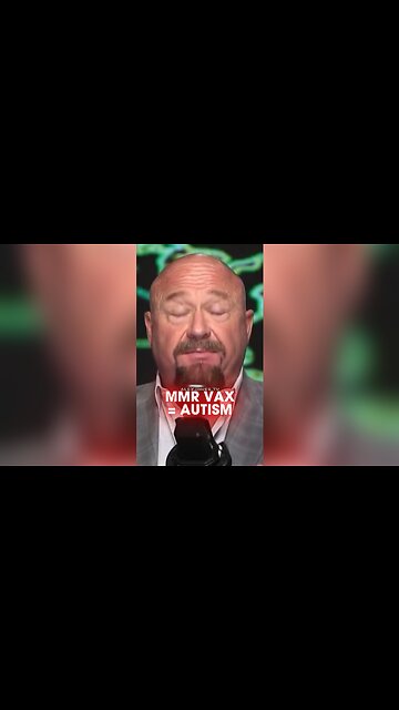 Alex Jones: FDA & CDC Know MMR Vaccines Cause Autism - 9/7/25