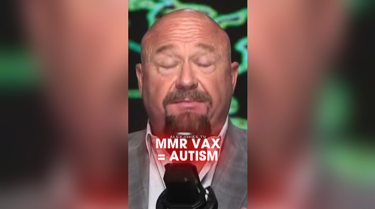Alex Jones: FDA & CDC Know MMR Vaccines Cause Autism - 9/7/25