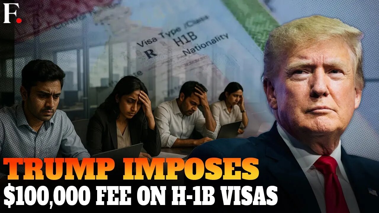 Trump Announces $100,000 Annual Fee on H-1B Visas, What it Means for Indians | N18G