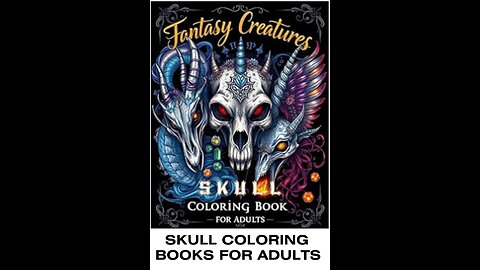 Sugar Skulls Coloring Books for Adults #skulls #skull #skullart #horror #horrorshorts #creatures