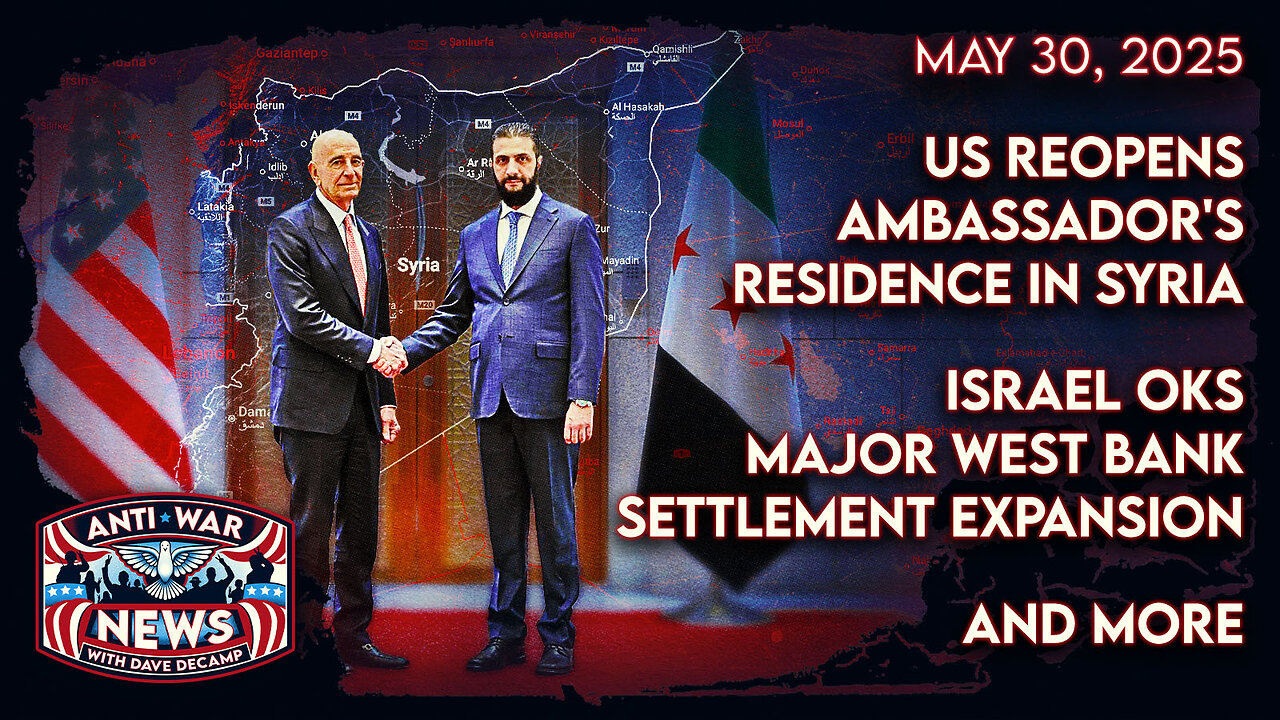 US Reopens Ambassador's Residence in Syria, Israel OKs Major West Bank Settlement Expansion