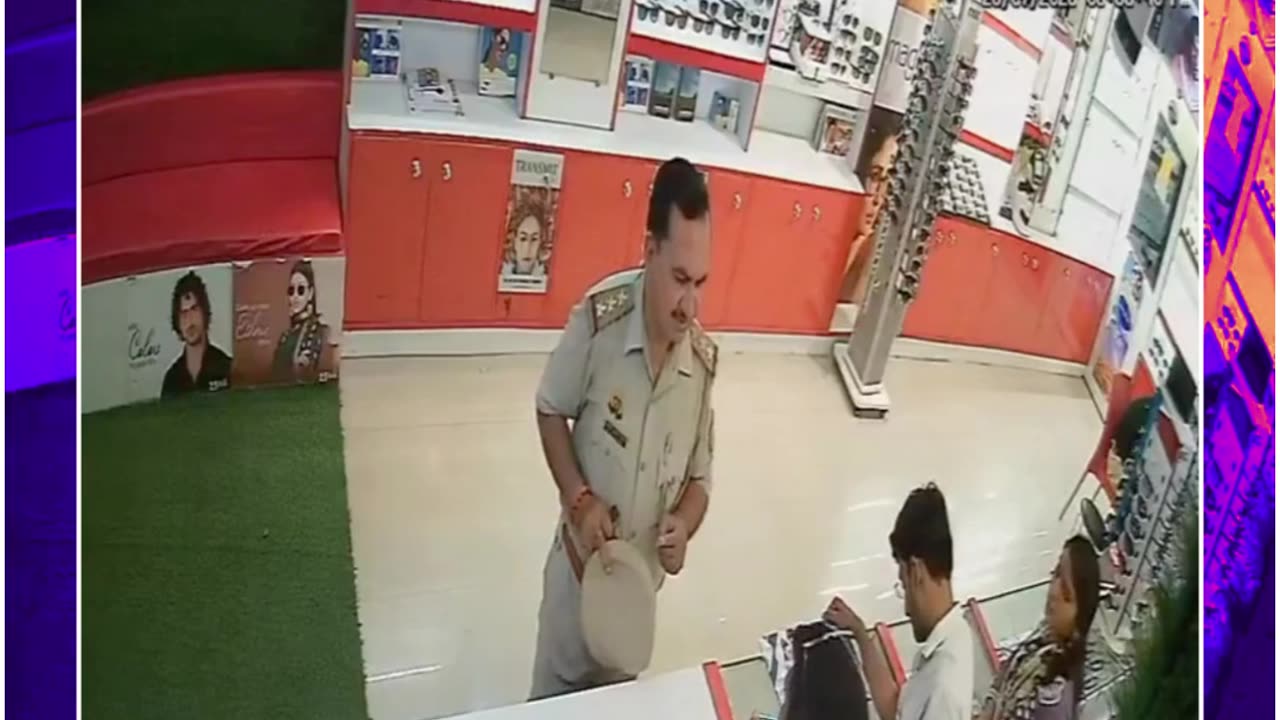 We Won’t Pay, Do Whatever You Can!’: Mirzapur Cop Caught on Video Threatening Shopkeeper Over ₹800