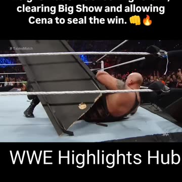 John Cena vs Big Show | Epic WWE Match Highlights