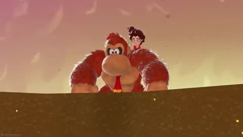 Pauline Rescues Donkey Kong With her Singing Donkey Kong Bananza 4K