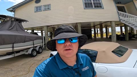 Detailing a Corvette in Fairhope AL