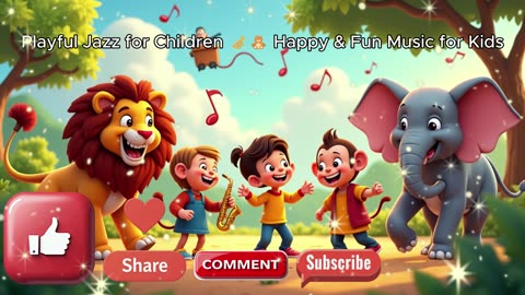 Playful Jazz for Children 🎺🧸 | Happy & Fun Music for Kids & Toddlers | Little Lamb Studios