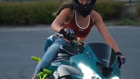 Talented Bike Girl