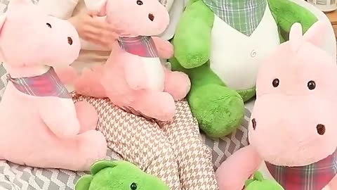 OEM baby sleeping dragon pillow cute birthday gift soft wholesale dinosaur toy plush dinosaur
