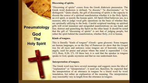 Pneumatology --- Dennis Miller