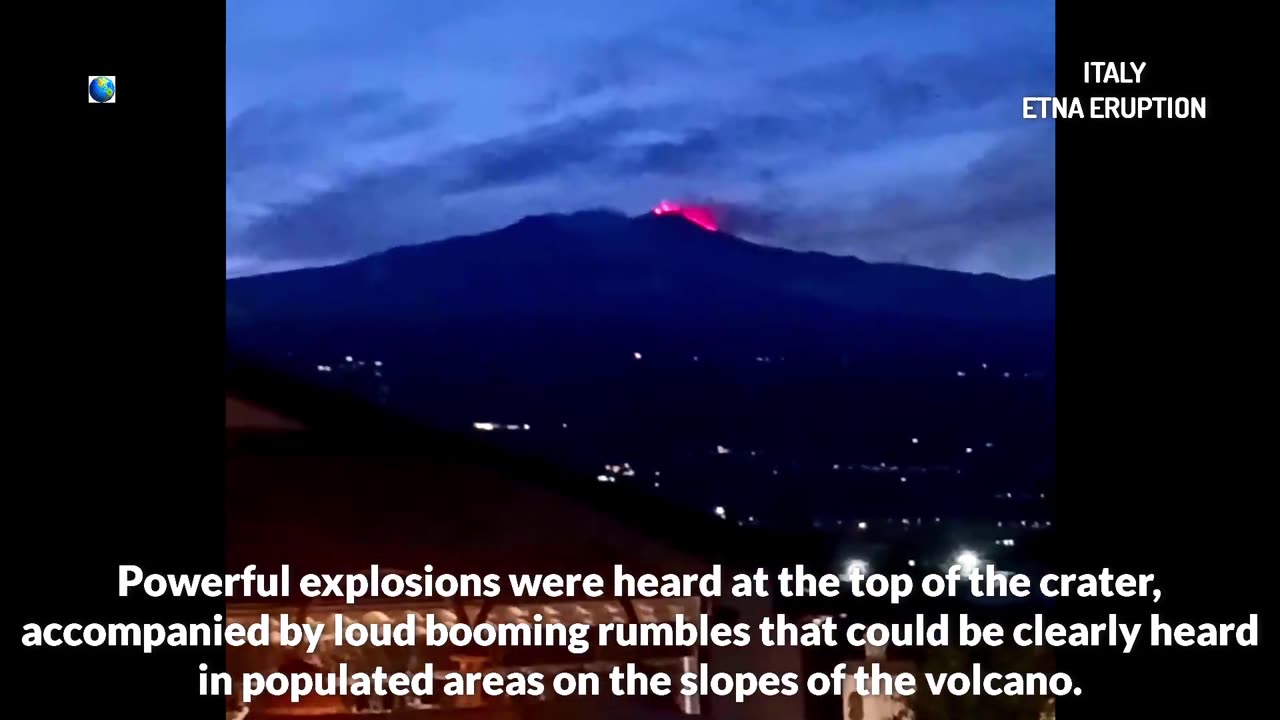 Une nouvelle phase de l'éruption de l'Etna commence en Italie