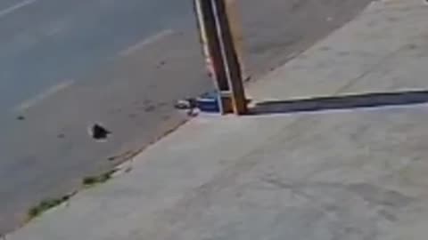 “Speeding Car Hits Biker | Thrown Into Air”
