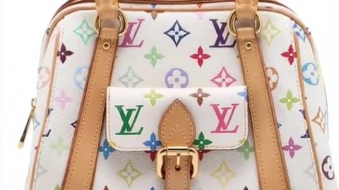 Louis Vuitton Priscilla Multicolor White Bag