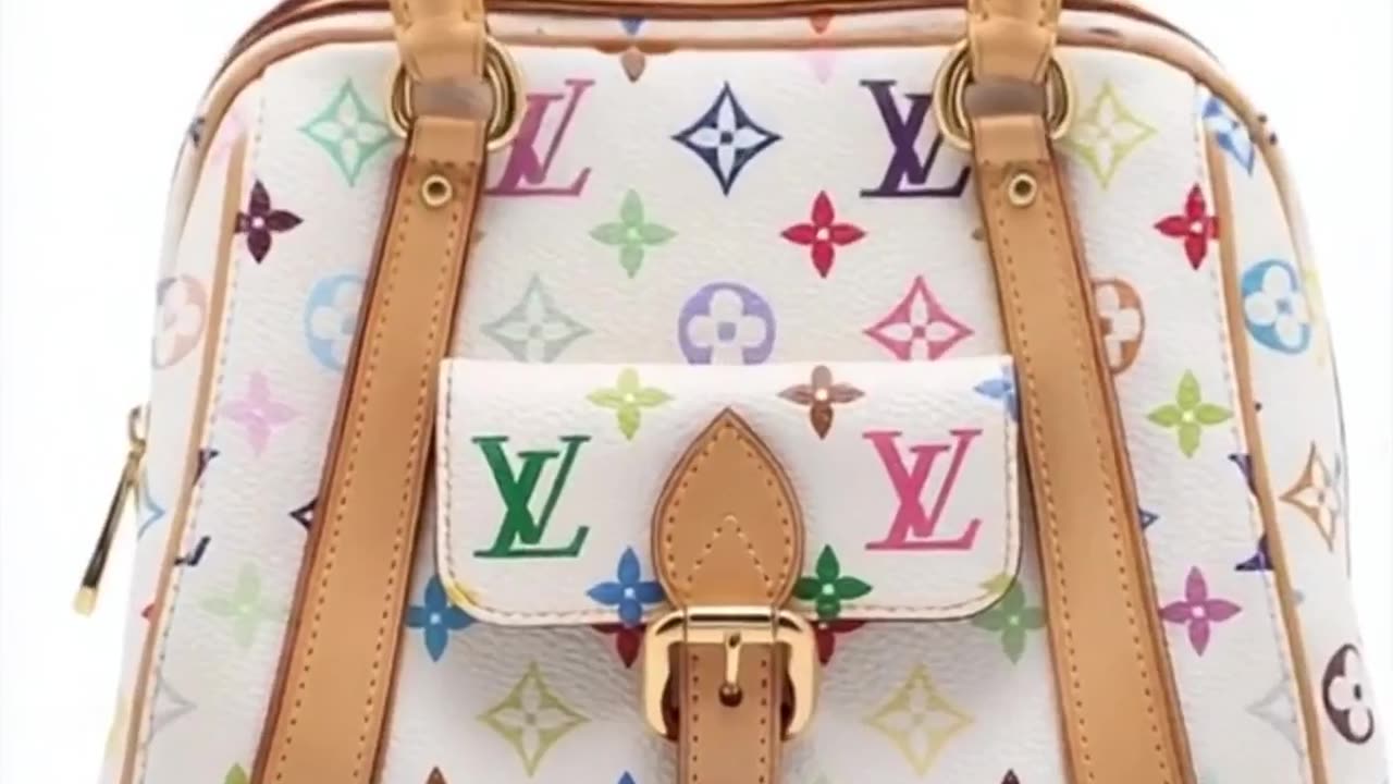 Louis Vuitton Priscilla Multicolor White Bag
