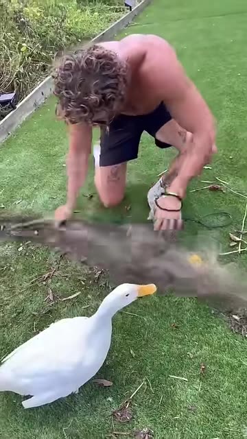 SHE CAUGHT A GATOR 🐊