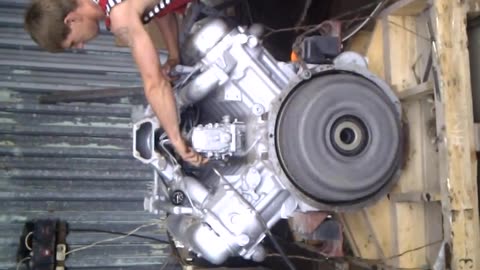 Engine for Tiger Tank Replica