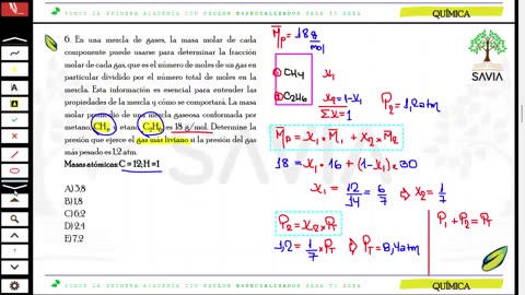 SAVIA REGULAR 2025 | Semana 10 | Química S1