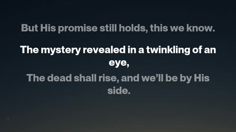 In His Time, He Will Come 1