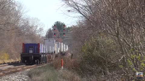CSX Trains from Sterling, Ohio November 9, 2024 Part 3