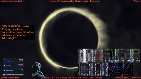 Night Patch Mode - VCV Rack Ambient & Meditative Sound Exploration for 🙏 Inner 🕉 Peace ☮ SFW