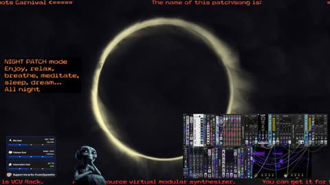 Night Patch Mode - VCV Rack Ambient & Meditative Sound Exploration for 🙏 Inner 🕉 Peace ☮ SFW
