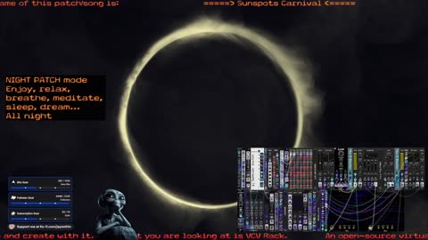 Night Patch Mode - VCV Rack Ambient & Meditative Sound Exploration for 🙏 Inner 🕉 Peace ☮ SFW