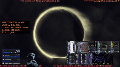 Night Patch Mode - VCV Rack Ambient & Meditative Sound Exploration for 🙏 Inner 🕉 Peace ☮ SFW