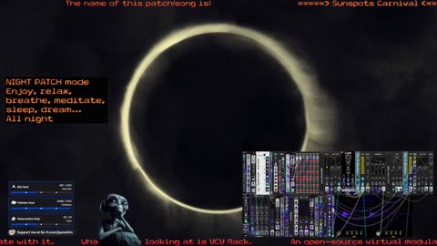 Night Patch Mode - VCV Rack Ambient & Meditative Sound Exploration for 🙏 Inner 🕉 Peace ☮ SFW