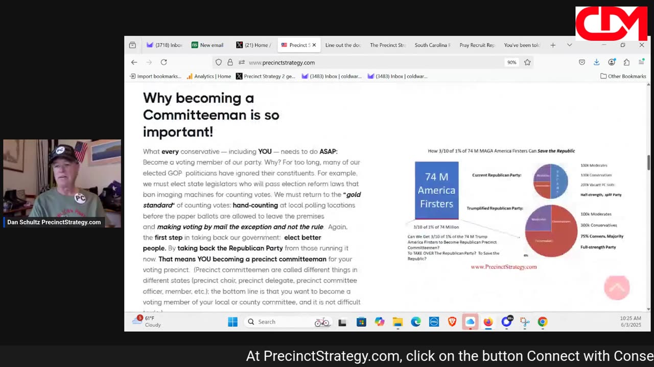Precinct Strategy Call to Political Action No. 5. Dan Schultz June 3 2025