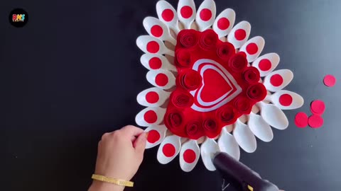 2 Beautiful Wall Hanging Ideas Using Plastic Spoons /Paper Craft For Home Decoration /DIY Wall Decor