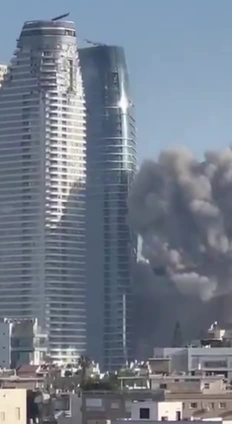 Major Hospital Believed to Have Been Hit in Downtown Tel Aviv, Israel