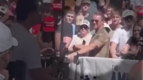 Isolated Video Loop Of Brown Shirt Man Firing Palm Pistol At Charlie Kirk❓❓❓
