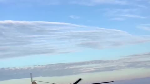Pair of Ukrainian Mi-24s Somewhere Over Eastern Ukraine