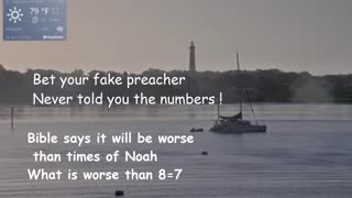 Bible says No one on earth knows God =no one hears the word SAD
