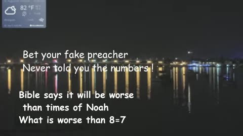 Bible says No one on earth knows God =no one hears the word SAD