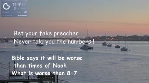 Bible says No one on earth knows God =no one hears the word SAD