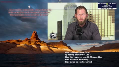 Bible says No one on earth knows God =no one hears the word SAD