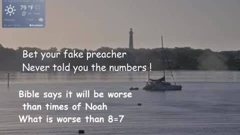 Bible says No one on earth knows God =no one hears the word SAD