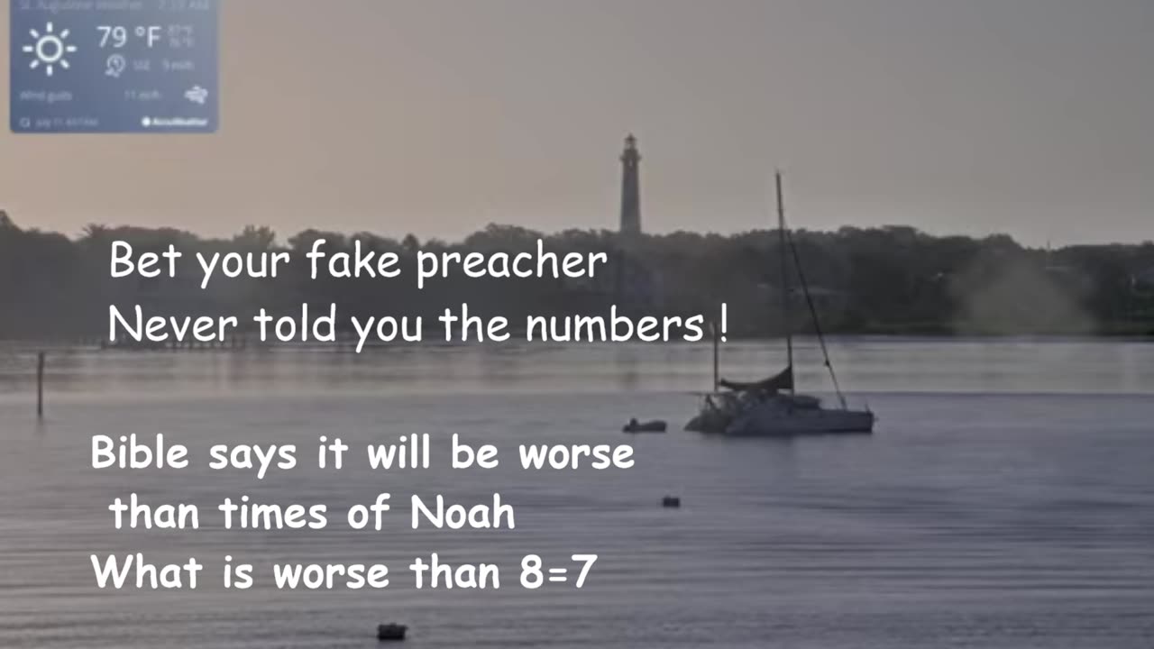 Bible says No one on earth knows God =no one hears the word SAD