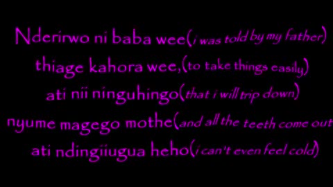 Nderirwo-Polycarp, Rober, Jimmy G, Agusto C-Zar, Anto-Shawn Lyrical video