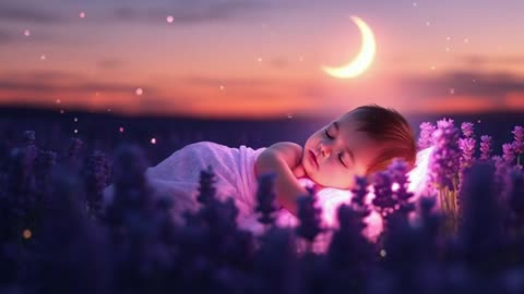 Lavender Halo – Dreamscape Version – Baby Sleep Music for Deep Sleep | CrystaVibeMusic