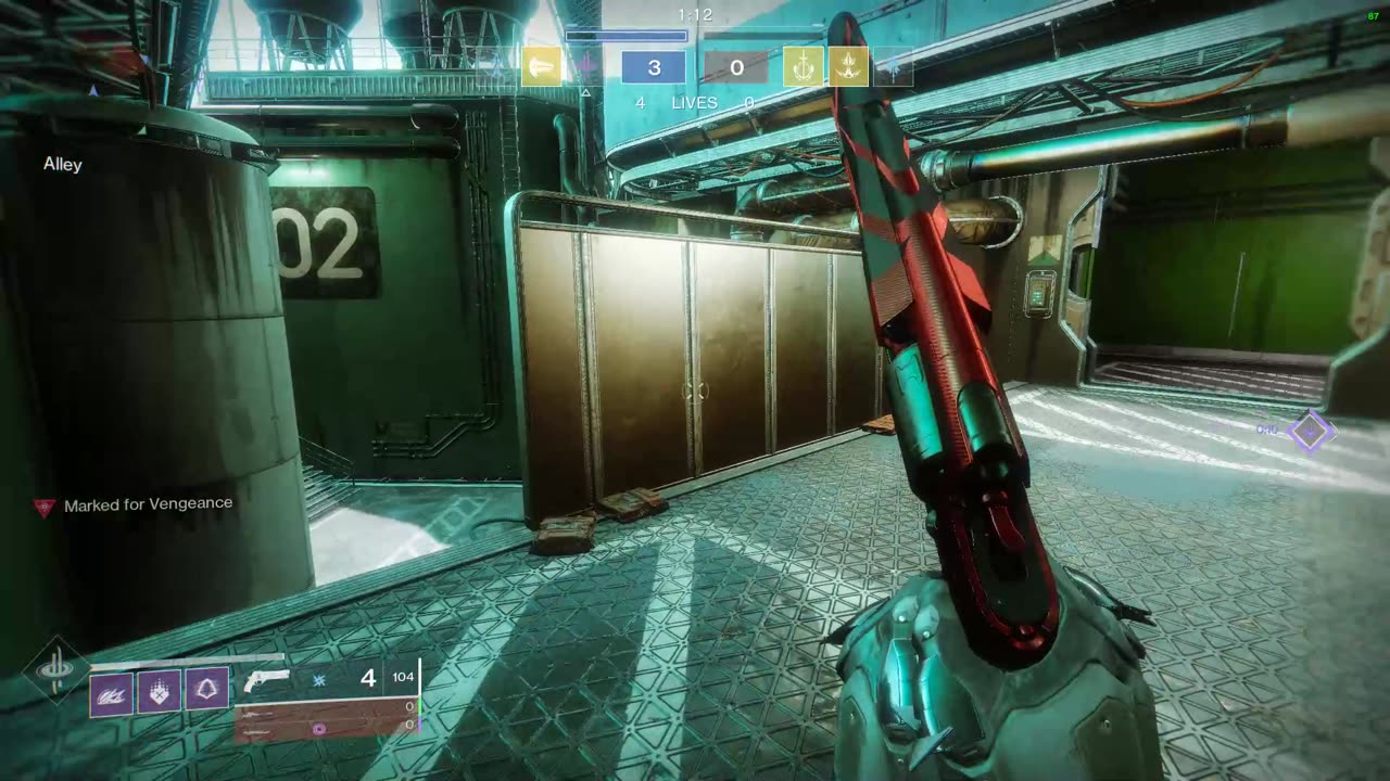 destiny 2: destroying a titan in the super.