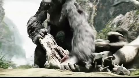 King Kong Battles the Monster | Epic Jungle Fight Scene Recreated