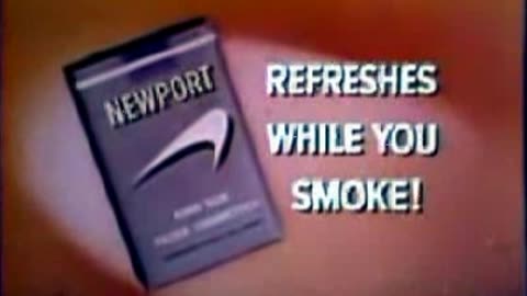 Commercial - Newport Cigarettes (Dancing among giant cigarettes)