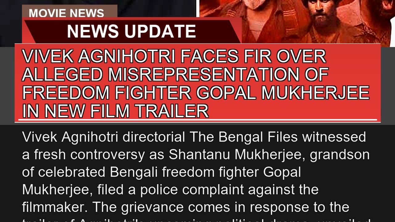Vivek Agnihotri Faces Fir Over Alleged Misrepresen
